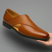 Vintage skórzane loafersy