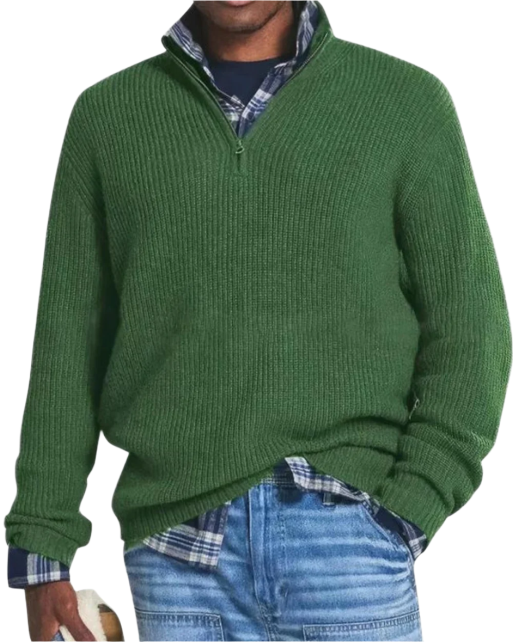 Sweter Diego z zamkiem