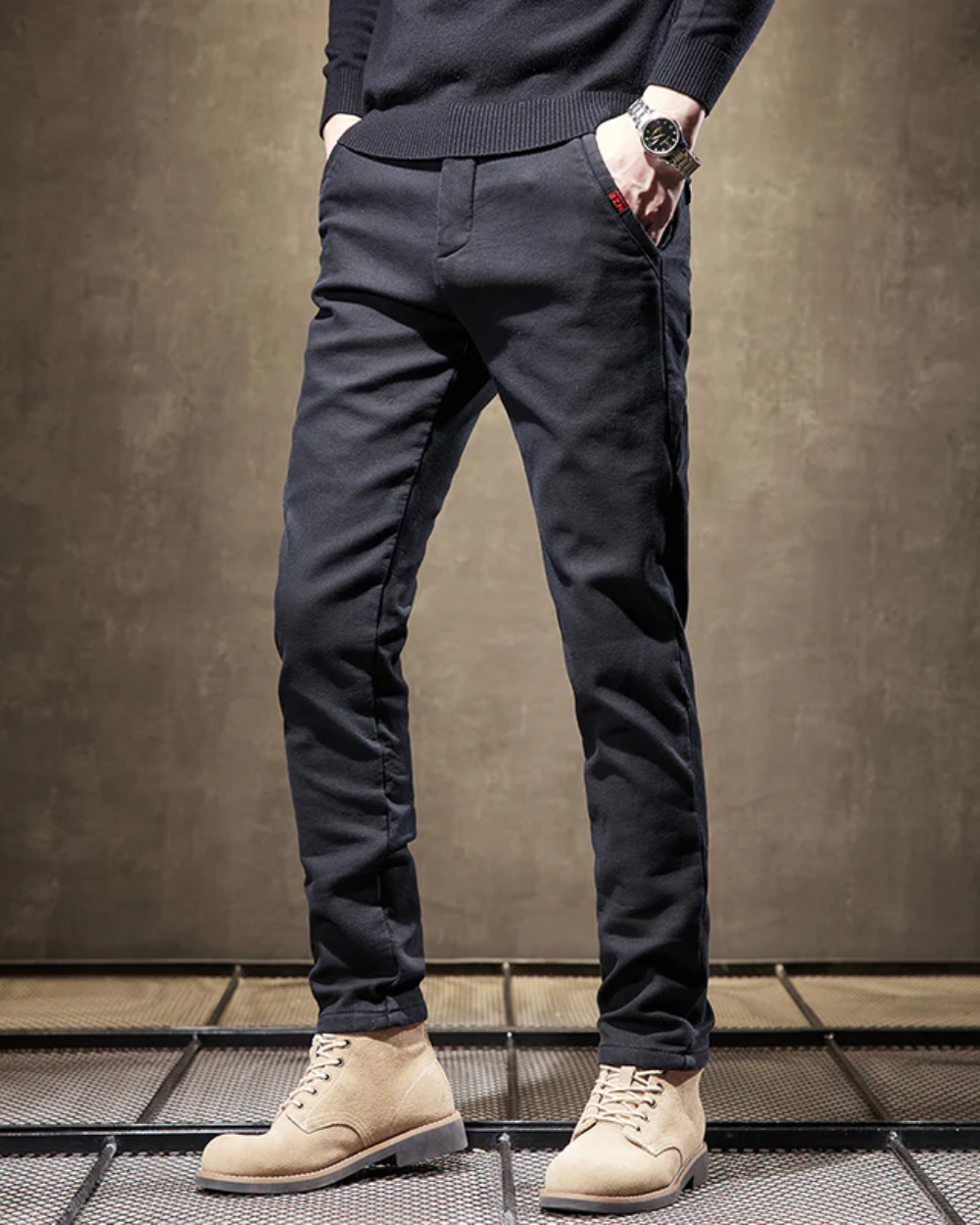 Casual Slim Fit Spodnie