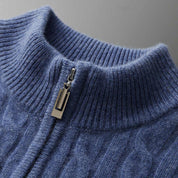 Deneb Kaszmirowy Woven Half Zip