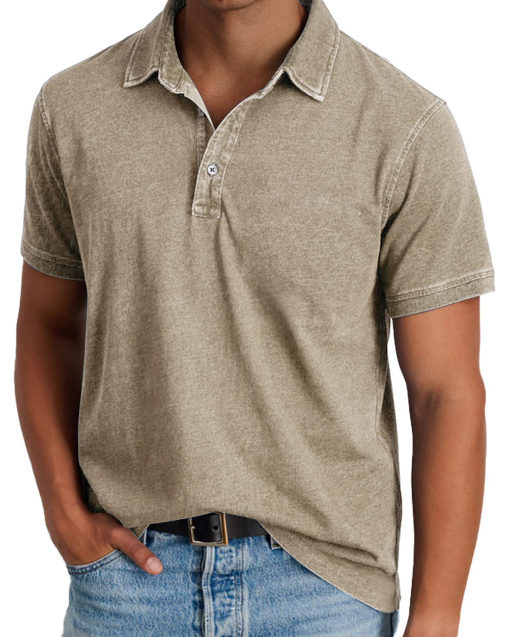 Casual Męski Polo