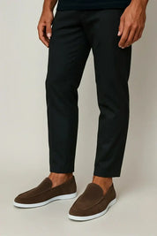 Eleganckie zamszowe loafersy
