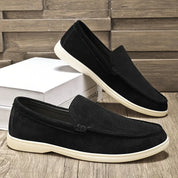 Eleganckie skórzane loafersy