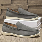 Eleganckie skórzane loafersy