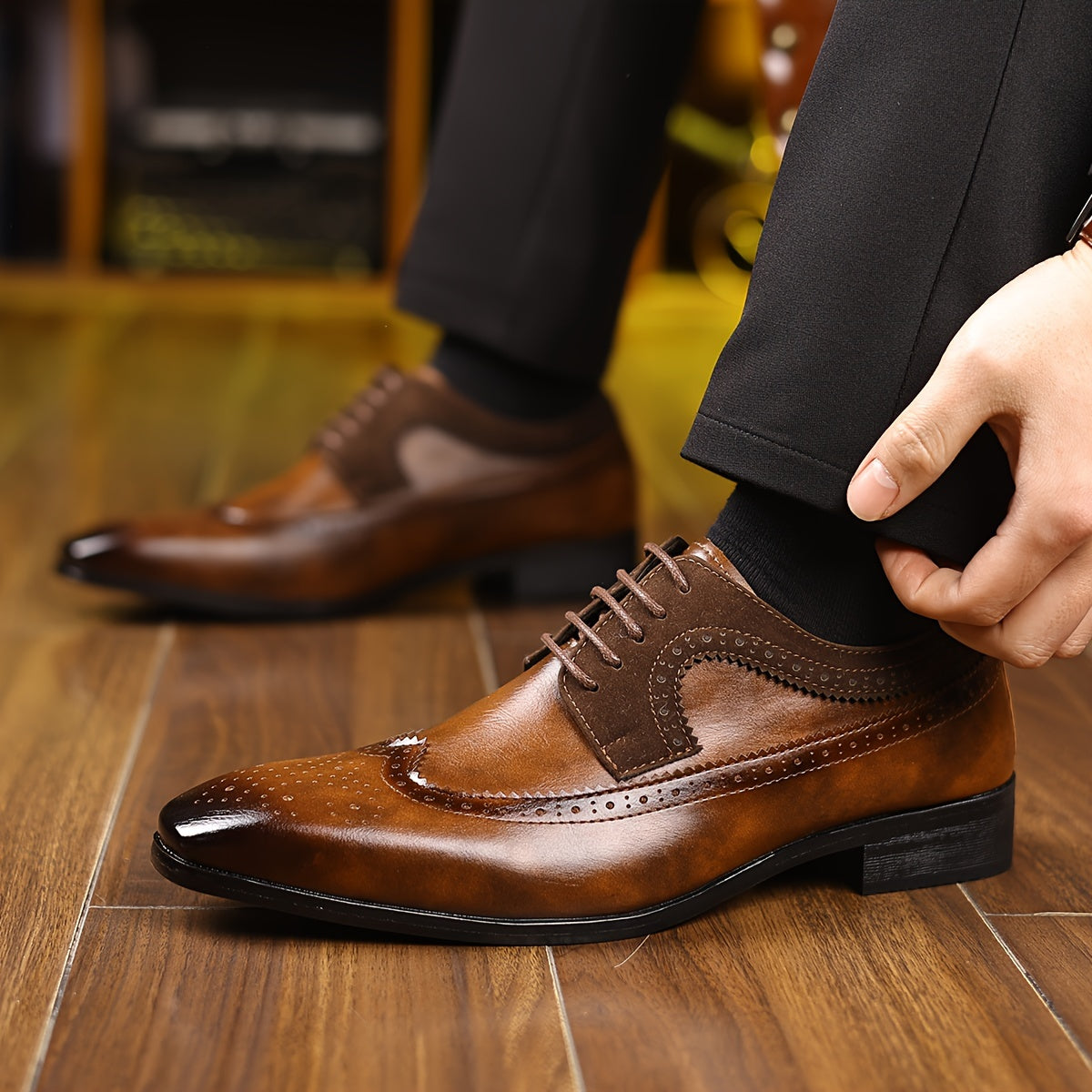 Oxford eleganckie buty