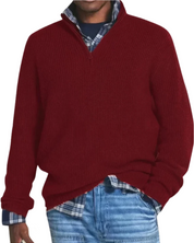 Sweter Diego z zamkiem