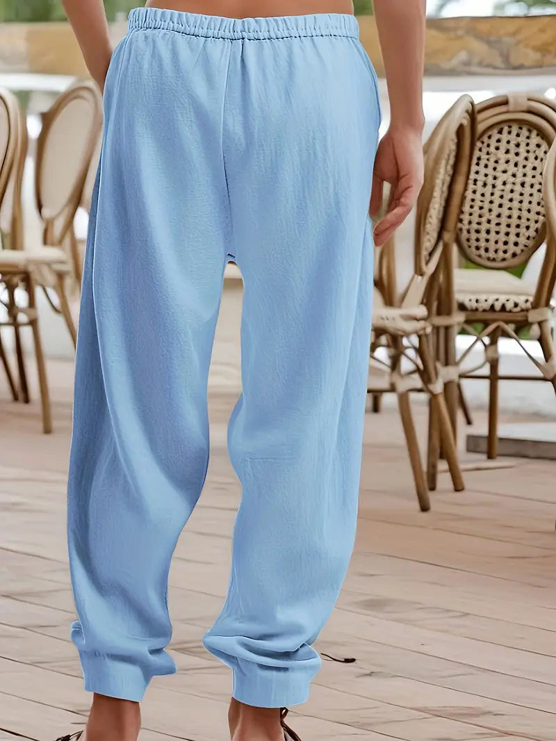 Casual lniane spodnie