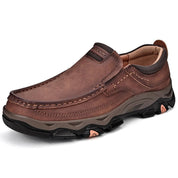 Eleganckie Skórzane Buty Slip-On