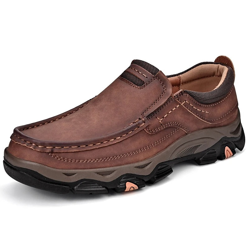 Eleganckie Skórzane Buty Slip-On