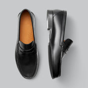 Eleganckie skórzane loafersy