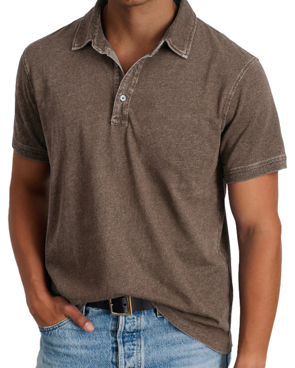 Casual Męski Polo