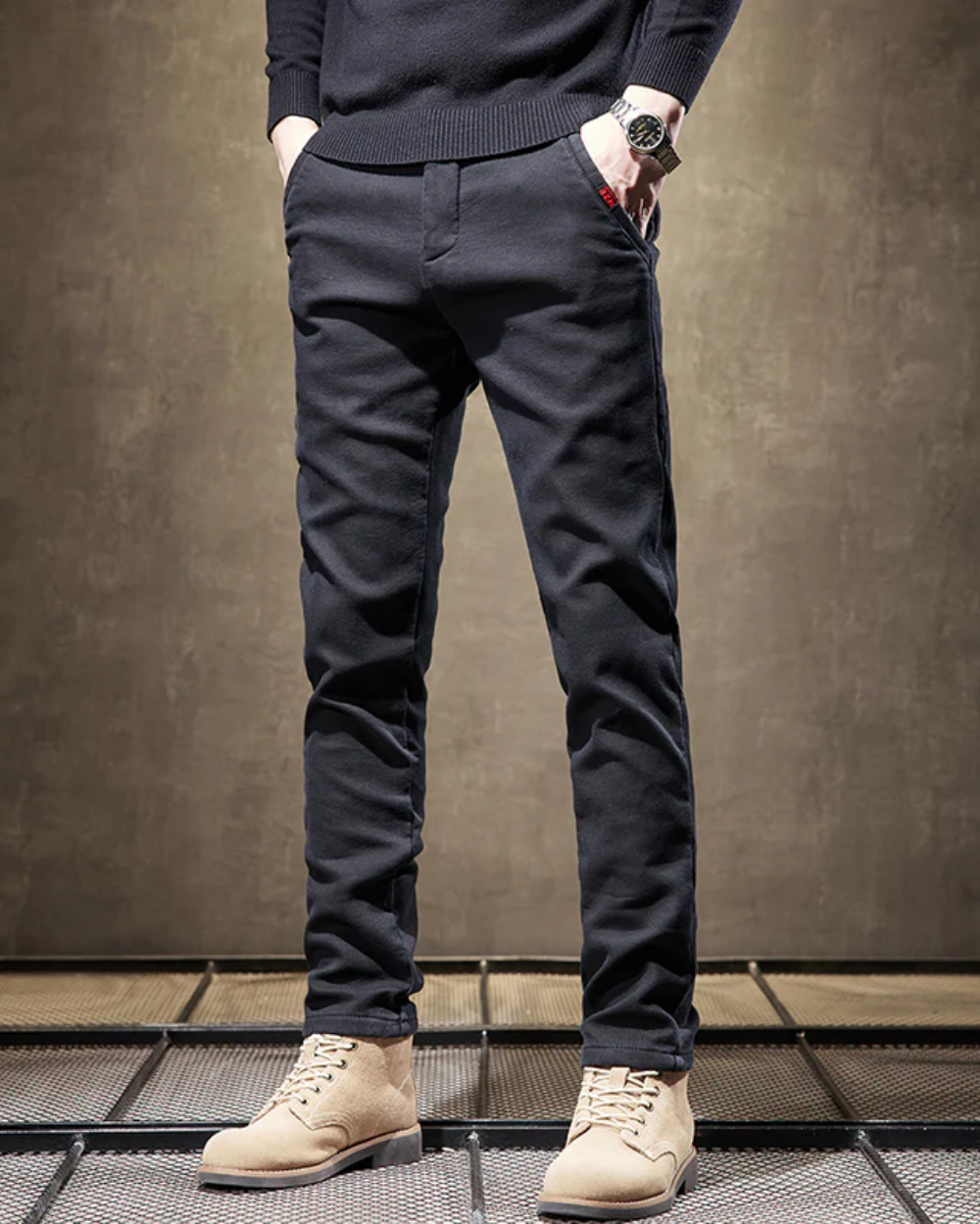 Casual Slim Fit Spodnie