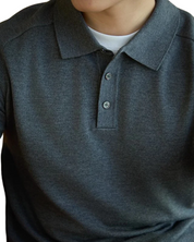 Polo z Wełny Merino Bellagio