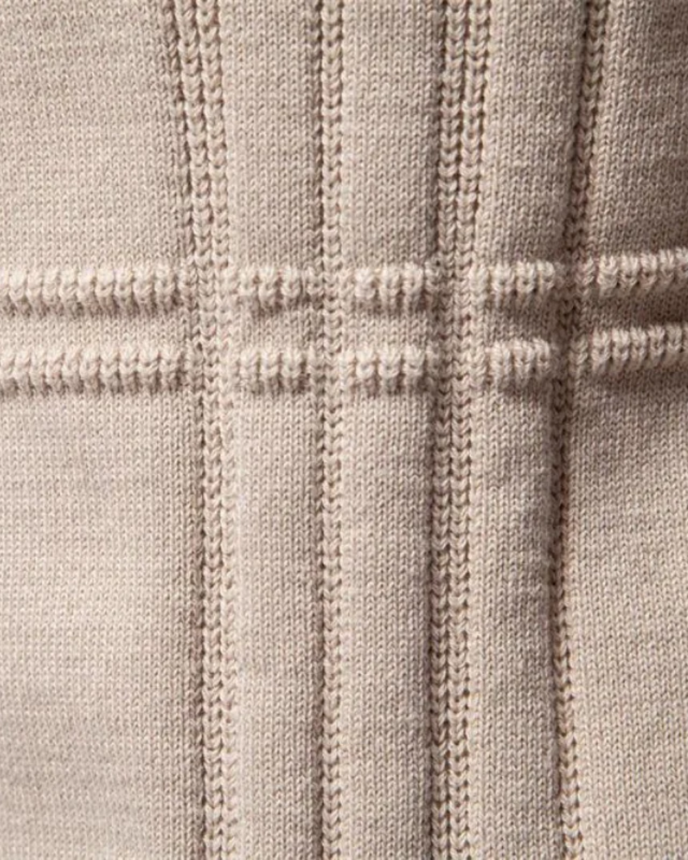 Męski Sweter z Wzorem w Kratę