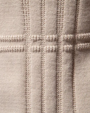 Męski Sweter z Wzorem w Kratę