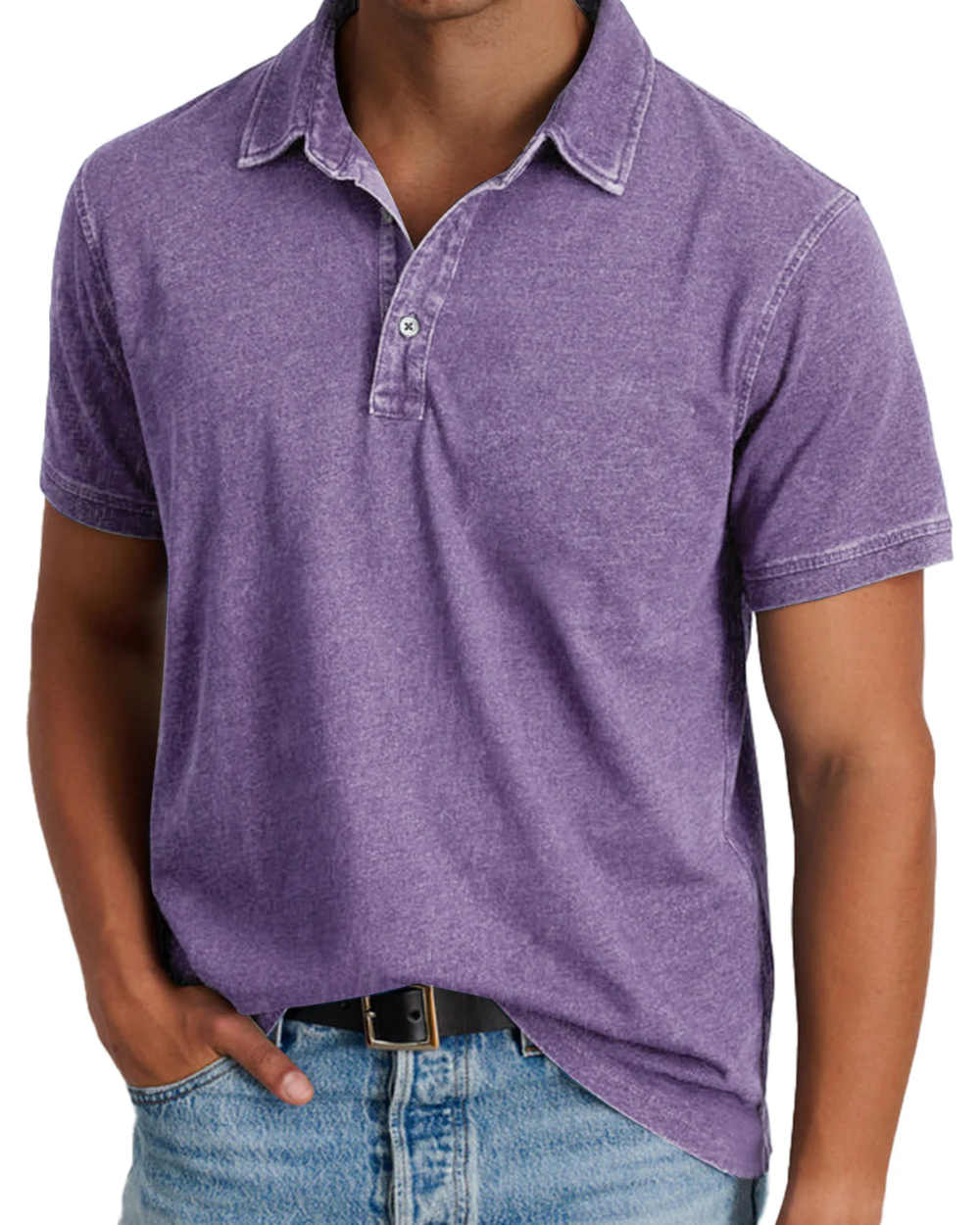 Casual Męski Polo