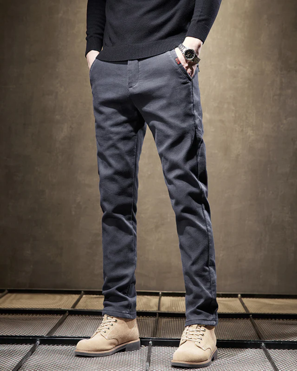 Casual Slim Fit Spodnie