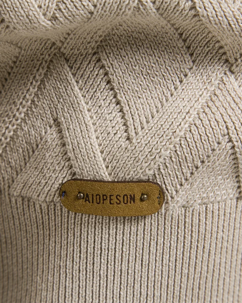 Męski Sweter z Wzorem w Kratę V2