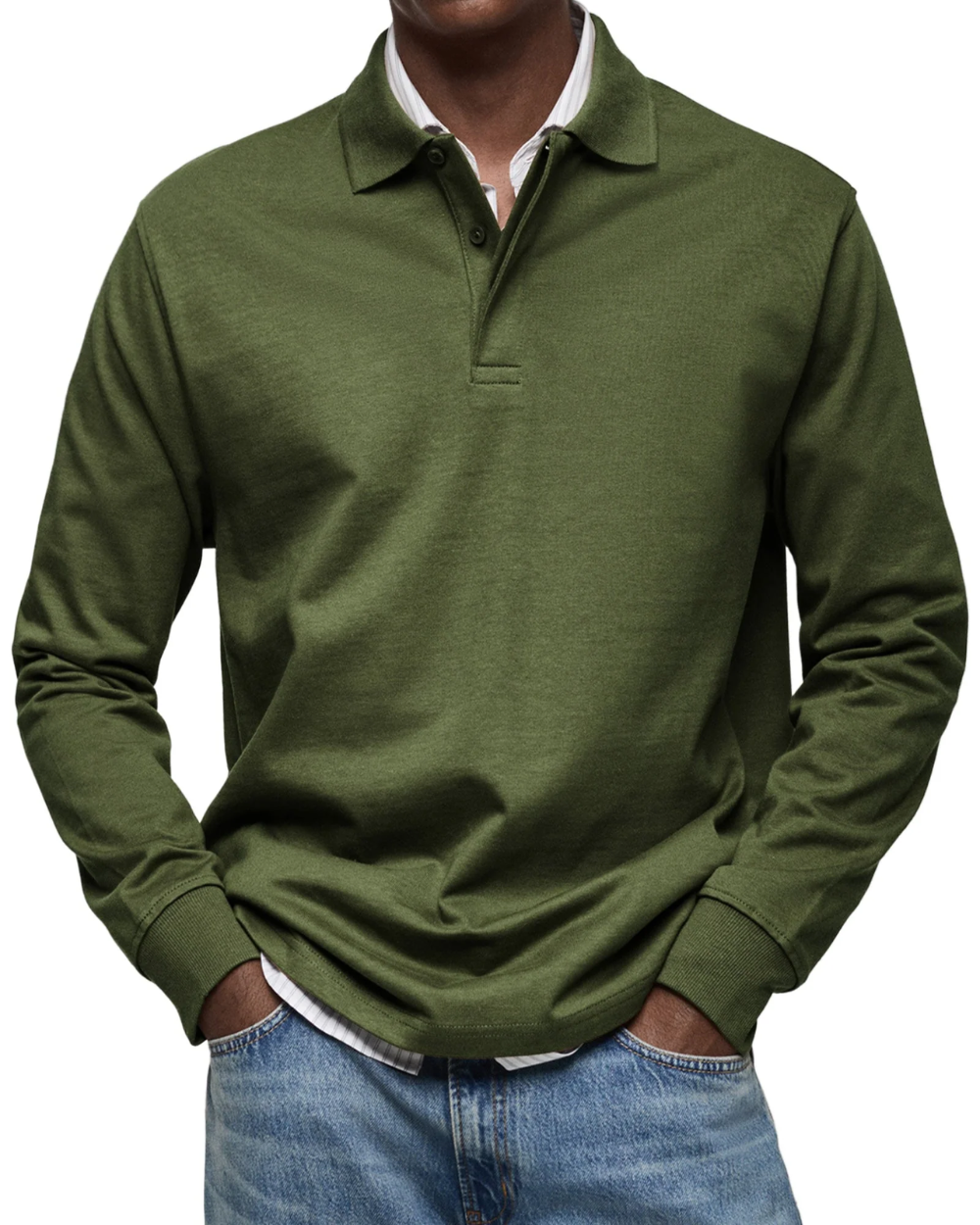 Casual Polo Sweter