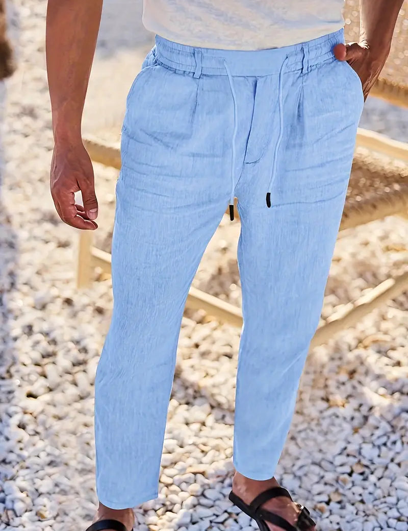 Eleganckie lniane spodnie