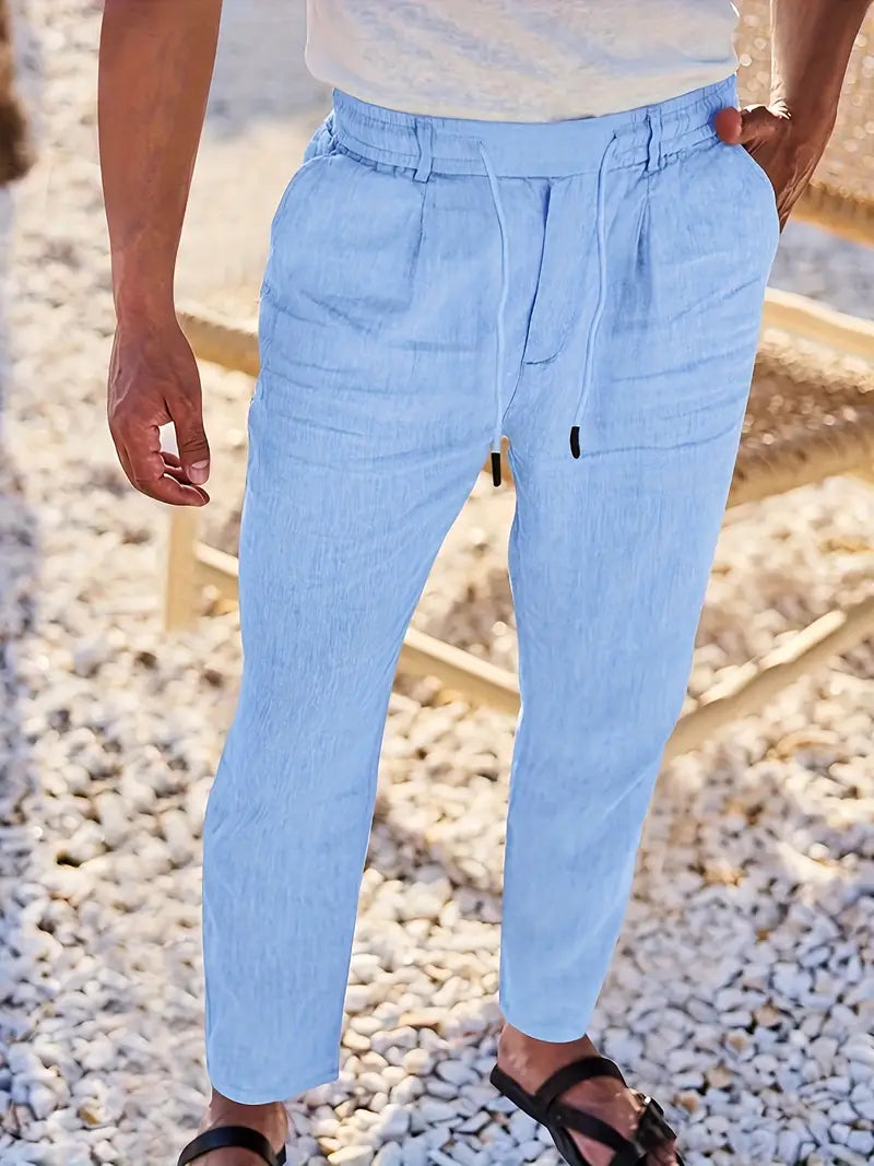 Eleganckie lniane spodnie