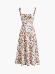 Sukienka Midi w Kwiaty Rosebud