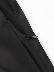 Oversized Satin Wide Leg Dress Pants