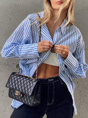 Zestaw szortów w paski w rozmiarze oversize