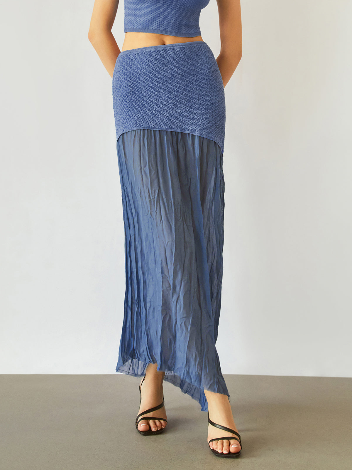 Spódnica Maxi Patchwork Sea Breeze