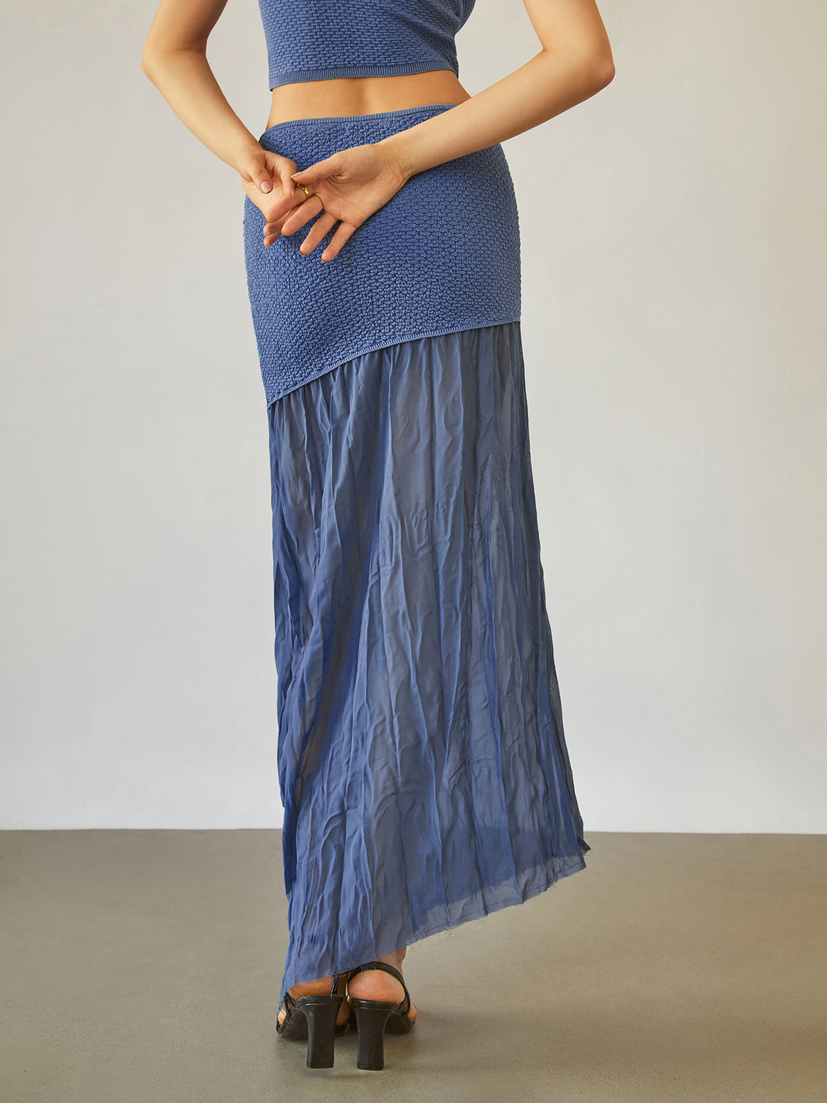 Spódnica Maxi Patchwork Sea Breeze