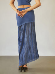 Spódnica Maxi Patchwork Sea Breeze