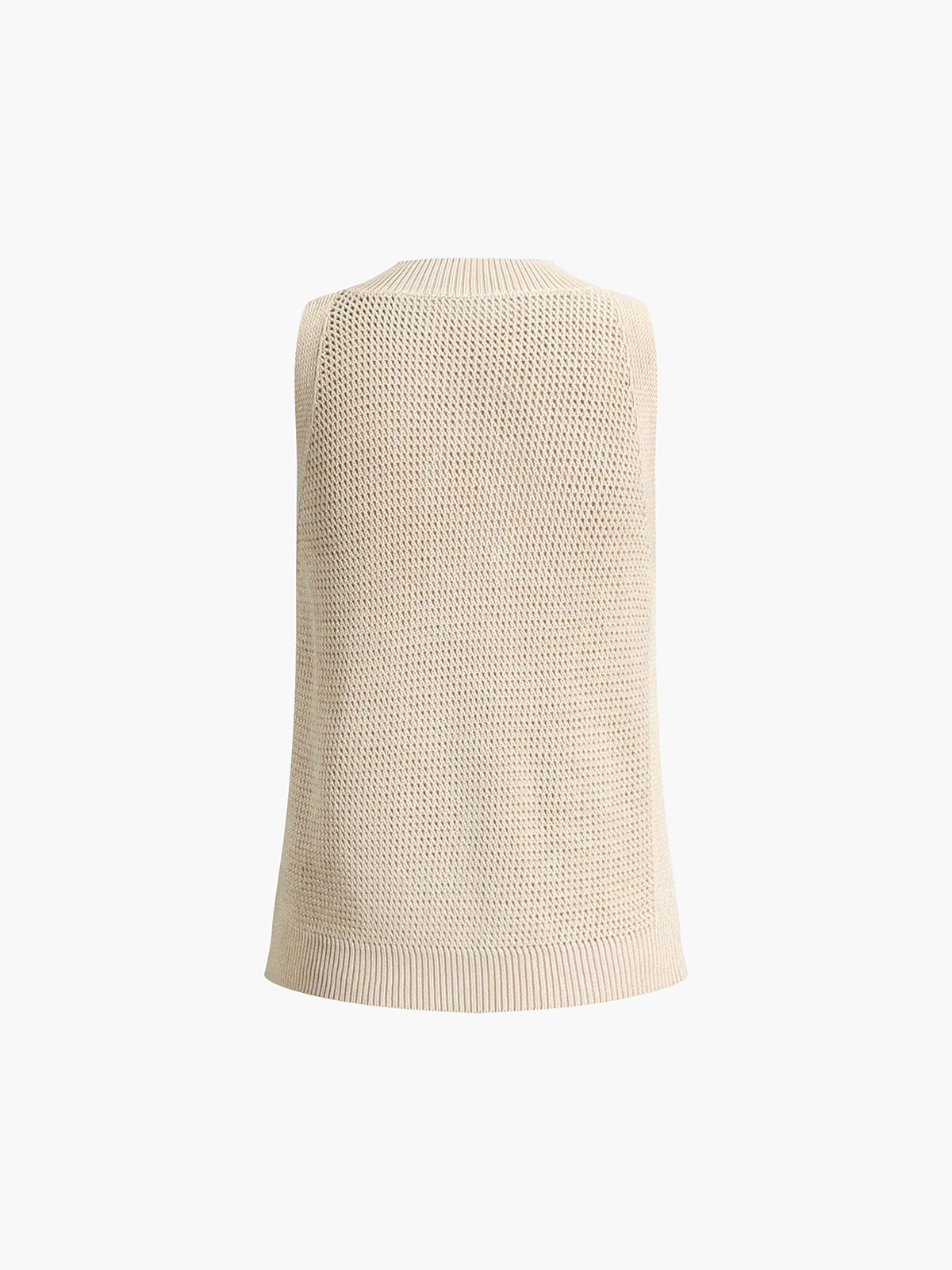 Top bez rękawów Knit Hollow