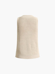 Top bez rękawów Knit Hollow