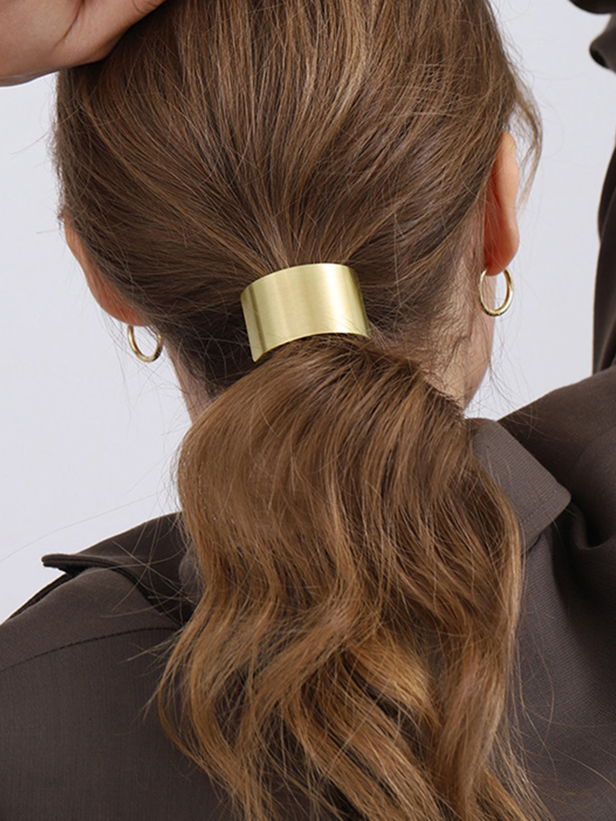 Metaliczny Cuff do Włosów