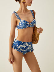 Zestaw Bikini z Falbankami