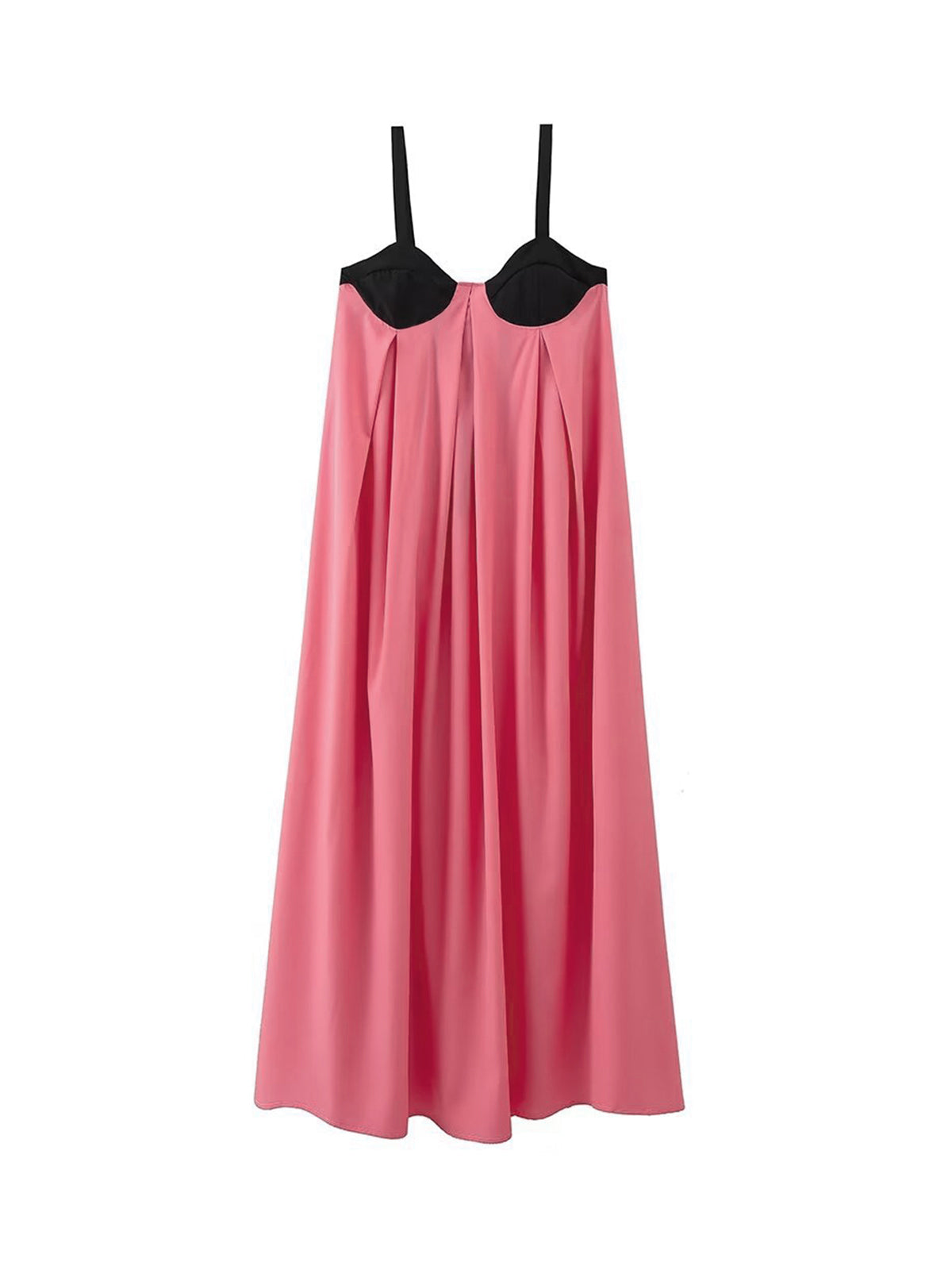 Sukienka Halter Strap z Wstawieniem na Biust