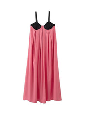 Sukienka Halter Strap z Wstawieniem na Biust
