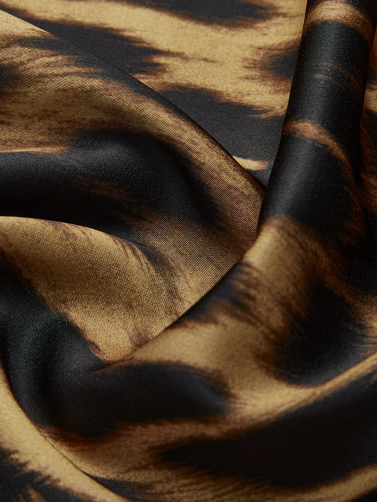 Slim Leopard Print Maxi Spódnica