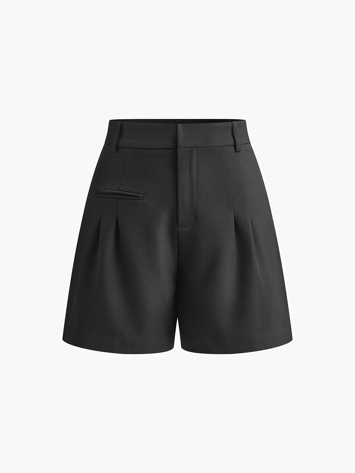 Półprzezroczyste Szorty Mid-Waist Bez Pasa