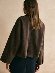 Marynarka Tweed z Guzikami