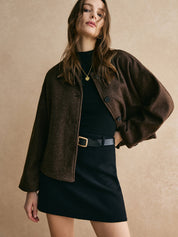 Marynarka Tweed z Guzikami