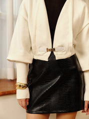 Rękaw Mutton Leg Petite Sweter