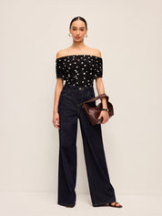 Body Off-Shoulder w Kropki