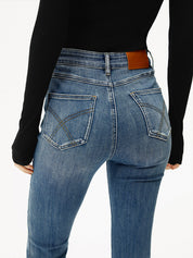 Jeansy Bootcut z Wysokim Stanem