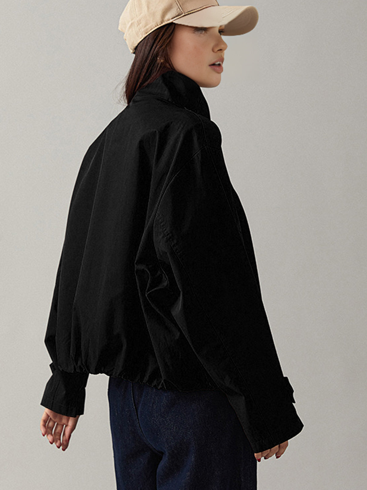 Vintage Luźny Trench Coat