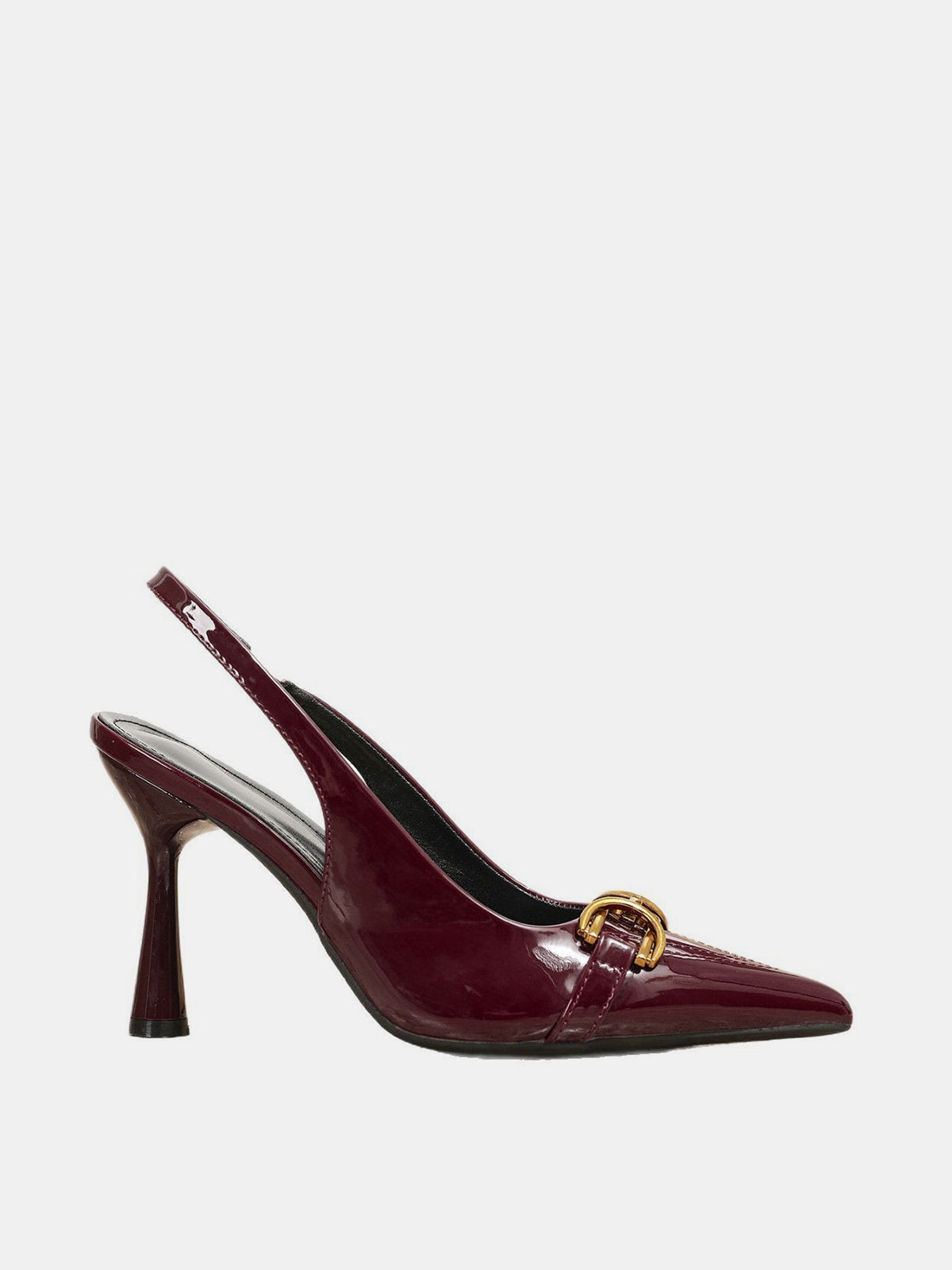 Pumps z detalem Horsebit na obcasie