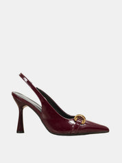 Pumps z detalem Horsebit na obcasie