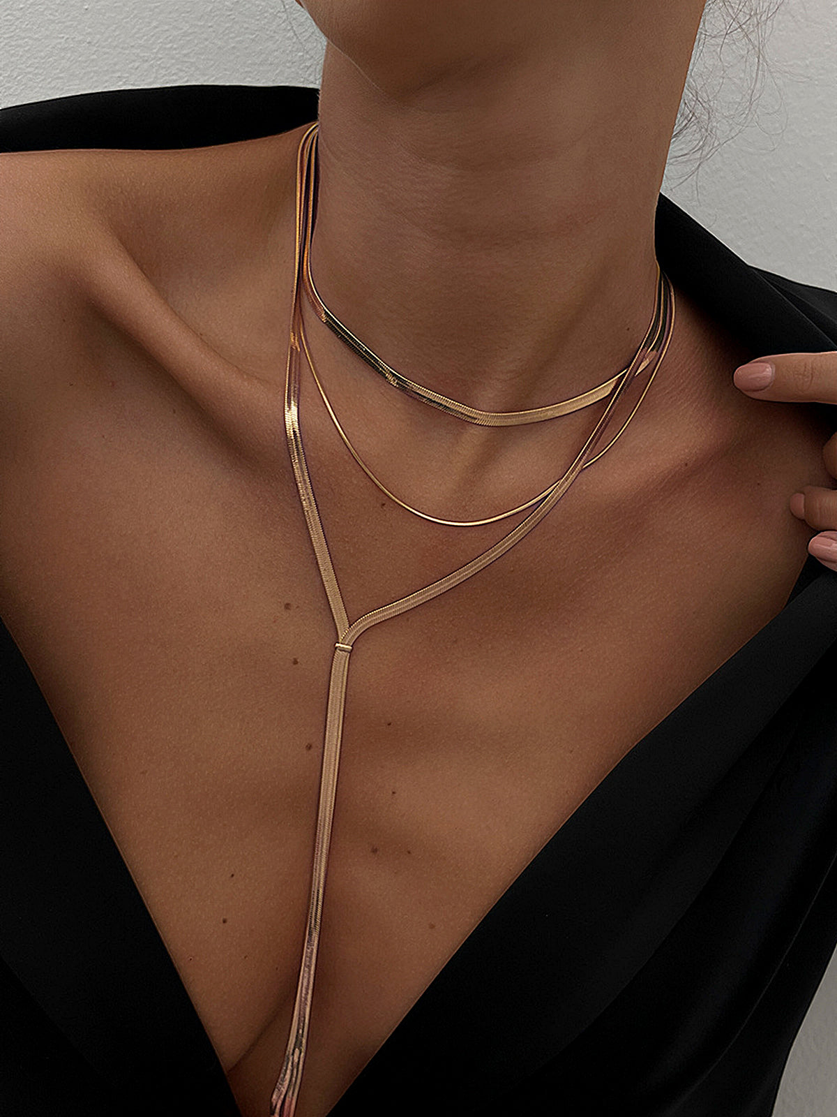 Naszyjnik Multi-Layer Lariat