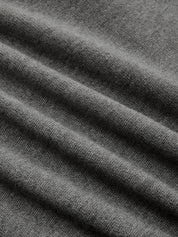 Sweter bez rękawów z dekoltem typu crew neck i ściągaczem w talii
