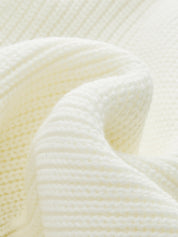 Gładki sweter bez rękawów